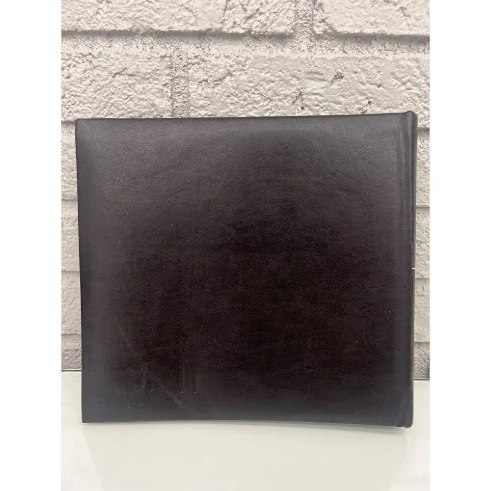 TYM Memories Brown Faux Leather With Cream Stitching Memories Photo Album